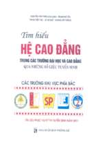 Tìm hiểu hệ cao đẳng trong các trường đhcđ qua những số liệu tuyển sinh (nxb thống kê 2011)   nguyễn văn thân, 336 trang