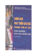 Chiến lược phát triển giáo dục trong thế kỷ 21 (nxb chính trị 2002)   nguyễn minh hiển, 655 trang