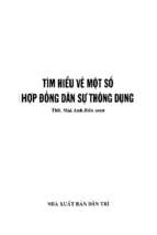 Tìm hiểu về một số hợp đồng dân sự thông dụng (nxb dân trí 2010)   mai anh, 188 trang