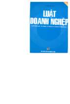 Luật doanh nghiệp (nxb lao động xã hội 2006)   nhiều tác giả, 220 trang