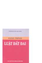 Giáo trình luật đất đai (nxb công an 2008)   trần quang huy, 497 trang