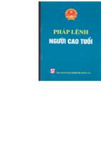 Pháp lệnh người cao tuổi (nxb chính trị 2000)   quốc hội việt nam, 19 trang