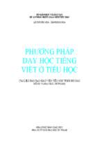 Gvth.phương pháp dạy học tiếng việt ở tiểu học   lê phương nga