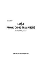 Tìm hiểu luật phòng chống tham nhũng (nxb dân trí 2011)   ngọc linh, 137 trang