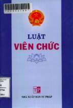 Luật viên chức (nxb tư pháp 2011)   nhiều tác giả, 39 trang