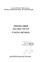 Phương pháp dạy học vật lý ở trường phổ thông (nxb đại học sư phạm 2003)  nguyễn đức thâm, 415 trang