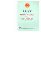 Luật hôn nhân & gia đình (nxb chính trị 2000)   nhiều tác giả, 62 trang