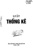 Luật thống kê (nxb chính trị 2003)   nhiều tác giả, 29 trang