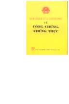 Nghị định của chính phủ về công chứng, chứng thực (nxb chính trị quốc gia 2001)   tạ định, 64 trang