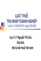 Slide.luật thuế thu nhập doanh nghiệp   nguyễn thị cúc, 53 trang