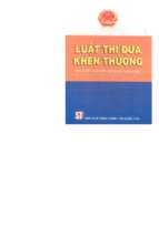 Luật thi đua khen thưởng 2005 (nxb chính trị 2005)   nhiều tác giả, 122 trang