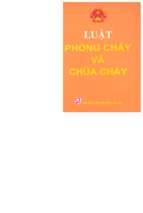 Luật phòng cháy và chữa cháy (nxb chính trị 2003)   phạm việt, 48 trang