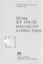 Sô tay kỹ thuật bảo quản lương thực   vũ quốc trung, 200 trang