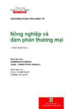 Nông nghiệp và đàm phán thương mại   trần đức ban