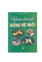 Giáo trình giống vật nuôi   ts.văn lệ hằng, 169 trang