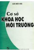 Cơ sở khoa học môi trường (nxb đại học quốc gia 2001)   lưu đức hải, 233 trang (1)