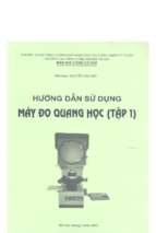 Cđcn.hướng dẫn sử dụng máy đo quang học tập 1 (nxb hà nội 2005)   nguyễn văn đức, 35 trang