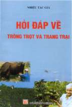 Hỏi đáp về trồng trọt và trang trại   nhiều tác giả, 191 trang