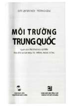 Môi trường trung quốc (nxb tổng hợp 2011)   lưu quân hội, 132 trang