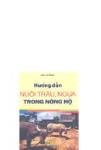 Hướng dẫn nuôi trâu, ngựa trong nông hộ   đào lệ hằng, 131 trang