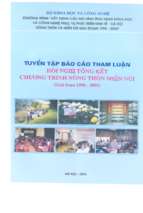 Tuyển tập báo cáo tham luận hội nghị tổng kết chương trình nông thôn miền núi 1998 2002