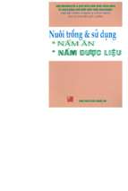 Nuôi trồng & sử dụng nấm ăn nấm dược liệu (nxb nghệ an 2003)   nguyễn hữu đống, 182 trang