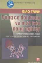 Thcn.giáo trình động cơ đốt trong và máy kéo nông nghiệp tập 1 (nxb hà nội 2005)   nguyễn quốc việt, 225 trang