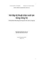 Hỏi đáp kỹ thuật chăn nuôi lợn trong nông hộ (nxb nông nghiệp 2007)   trần kim anh, 30 trang