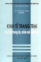 Kinh tế trang trại các tỉnh trung du, miền núi phía bắc   ts.nguyễn đức thịnh, 212 trang