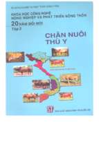 Khcn nông nghiệp và ptnt 20 năm đổi mới tập 2 chăn nuôi thú y (nxb chính trị 2005)   pgs. ts. bùi bá bổng, 486 trang