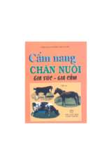 Cẩm nang chăn nuôi gia súc gia cầm tập 3 (nxb nông nghiệp 2004)   gs.ts.nguyễn văn thưởng, 330 trang