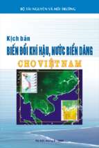 Kịch bản biến đổi khí hậu, nước biển dâng cho việt nam 2009   bộ tài nguyên, 34 trang