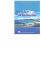 Bảo vệ môi trường biển vấn đề và giải pháp (nxb chính trị 2004)   ts. nguyễn hồng thao, 370 trang