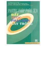 Phương pháp phân tích đất nước phân bón cây trồng (nxb giáo dục 2001)   lê văn khoa, 304 trang (1)