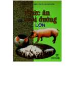 Thức ăn và nuôi dưỡng lợn   gs.ts.lê hồng mận, 267 trang