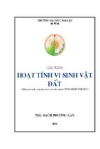 đhđl.giáo trình hoạt tính vi sinh vật đất (nxb đà lạt 2004)   bạch phương lan, 53 trang