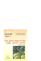 Bác sĩ cây trồng quyển 15 trồng chăm sóc & phòng trừ sâu bệnh cam, quýt, bưởi & chanh, 102 trang