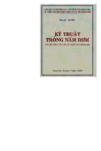 Kỹ thuật trồng nấm rơm (nxb quảng nam 2001)   võ đấu, 37 trang