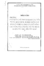 Bckq.xây dựng mô hình áp dụng các tbkt nông nghiệp nhằm góp phần ổn định và nâng cao đời sống cho đồng bào tỉnh tây ninh