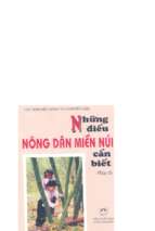 Những điều nông dân miền núi cần biết tập 2  cục khuyến nông, 169 trang