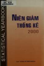 Niên giám thống kế tỉnh bình dương 2000 (nxb thống kê 2001)   nhiều tác giả, 214 trang