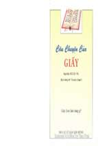 Câu chuyện của giấy (nxb kim đồng 2001)   ngô bích thu, 38 trang