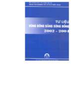 Tư liệu vùng đồng bằng sông hồng 2002 2004 (nxb khoa học kỹ thuật 2004)   nhiều tác giả, 305 trang