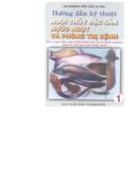 Hướng dẫn kỹ thuật nuôi thủy đặc sản nước ngọt và phòng trị bệnh tập 1 (nxb thanh niên 2004)   dương tấn lộc, 126 trang