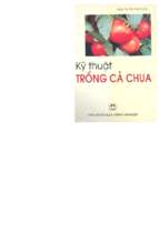 Kỹ thuật trồng cà chua   pgs.ts.tạ thu cúc, 104 trang