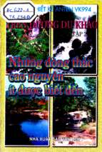 Những dòng thác cao nguyên ít được biết đến (nxb trẻ 1997)   nguyễn lục, 76 trang