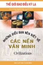 Những điều bạn nên biết về các nền văn minh (nxb thanh niên 2015)   tạ văn hùng
