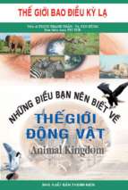 Những điều bạn nên biết về thế giới động vật (nxb thanh niên 2015)   tạ văn hùng