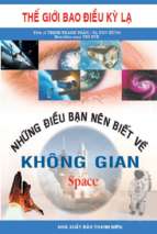 Những điều bạn nên biết về không gian (nxb thanh niên 2015)   tạ văn hùng