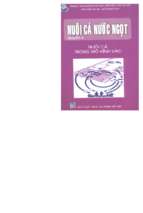 Nuôi cá nước ngọt quyển 6 nuôi cá trong mô hình vac (nxb lao động 2006)   nguyễn thị an, 39 trang